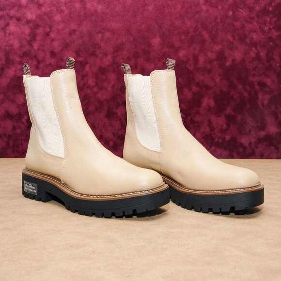 Sam Edelman Women Laguna Sesame Comfortable Chelsea Suede Boots size 9 - Picture 1 of 8